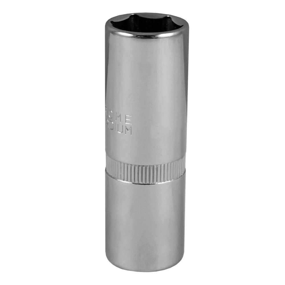 VASO DE BUJÍA HEX. DE 21MM - CROMADO