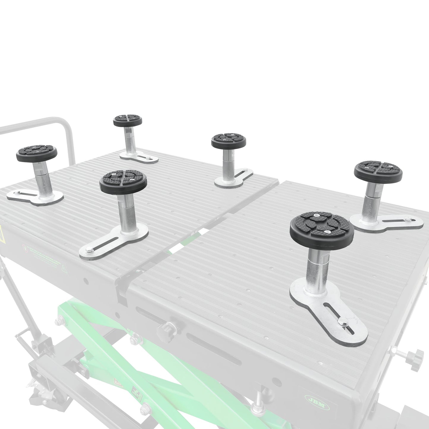 SET DE 6 SOPORTES PARA MESA HIDRÁULICA 54386