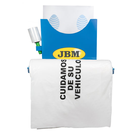 SET DE EXPOSITOR + MATERIAL DE CUIDADO DEL VEHÍCULO