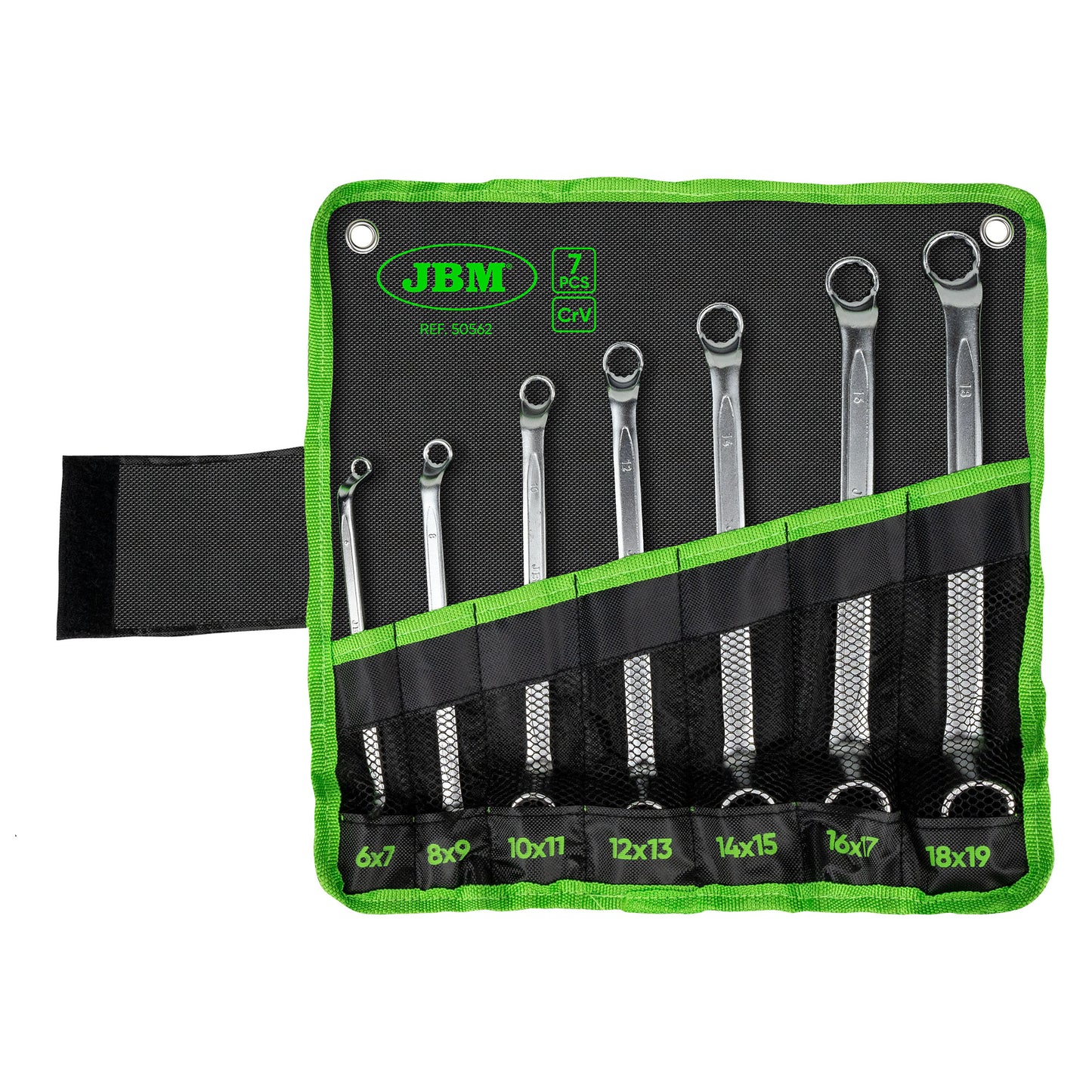 SET OF 7 2-WAY STAR ANGLED WRENCHES