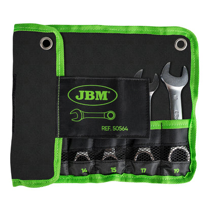 SET OF 8 SHORT COMBINATION WRENCHES