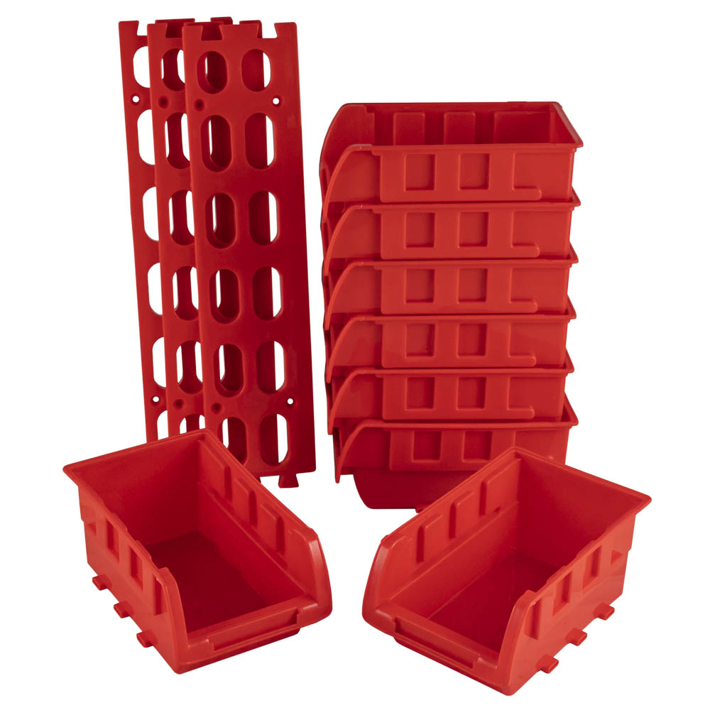 SET 8 CAJONES APILABLES CON GUÍA