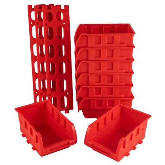 SET 8 CAJONES APILABLES CON GUÍA