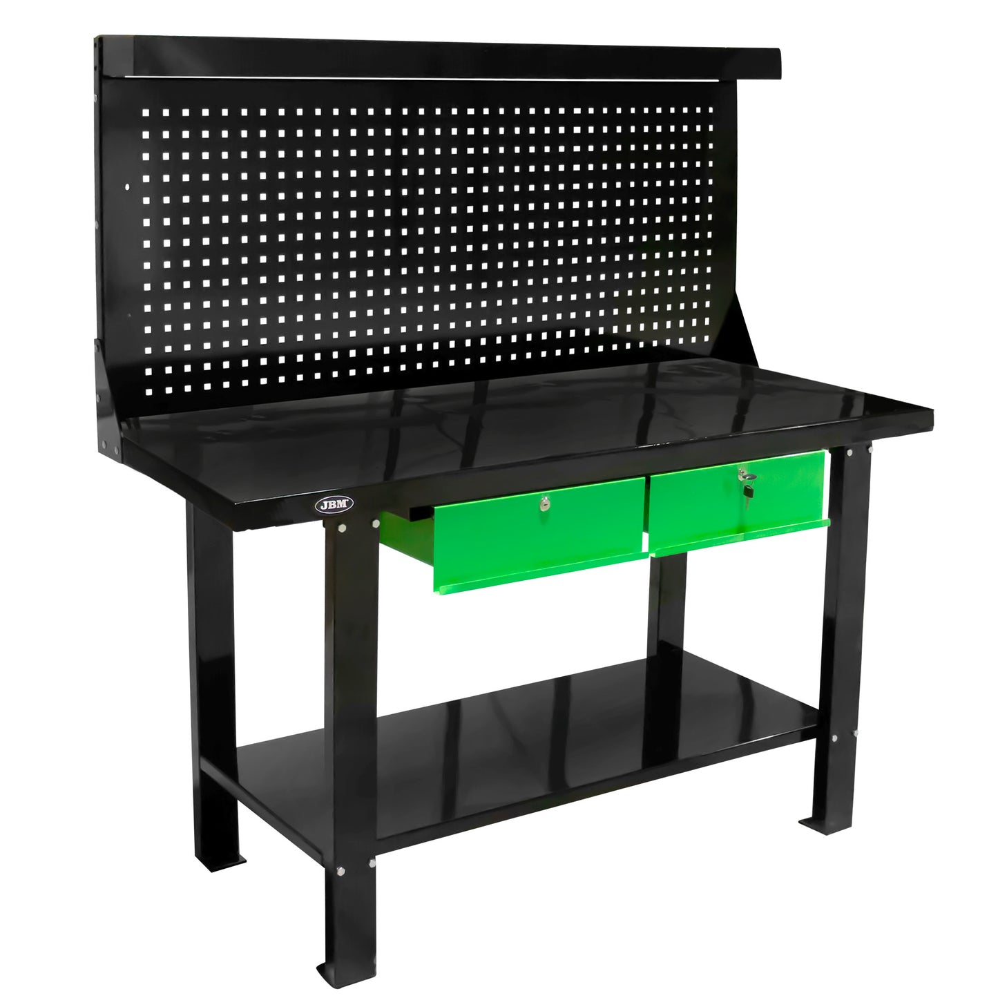 MESA DE TRABAJO DE 2 CAJONES CON PANEL FRONTAL