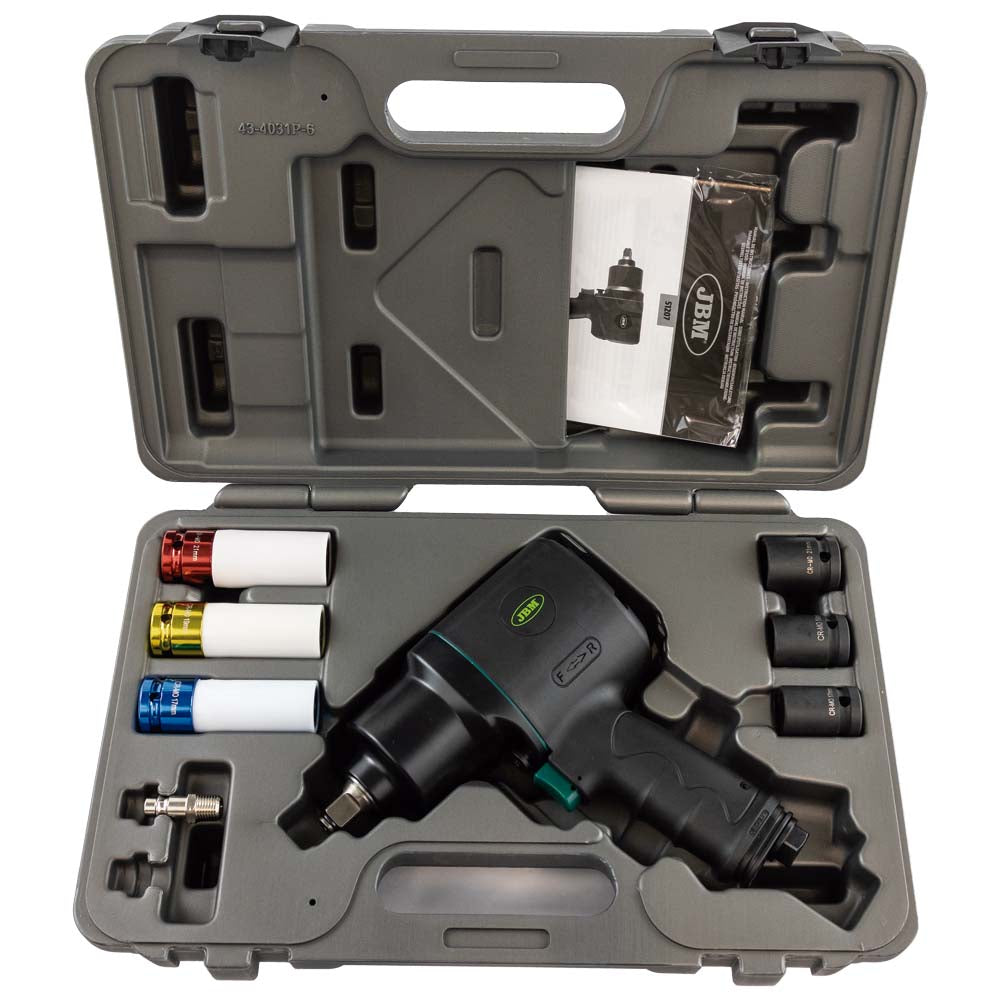 1/2" COMPOSITE IMPACT GUN CASE 1756NM + SOCKETS