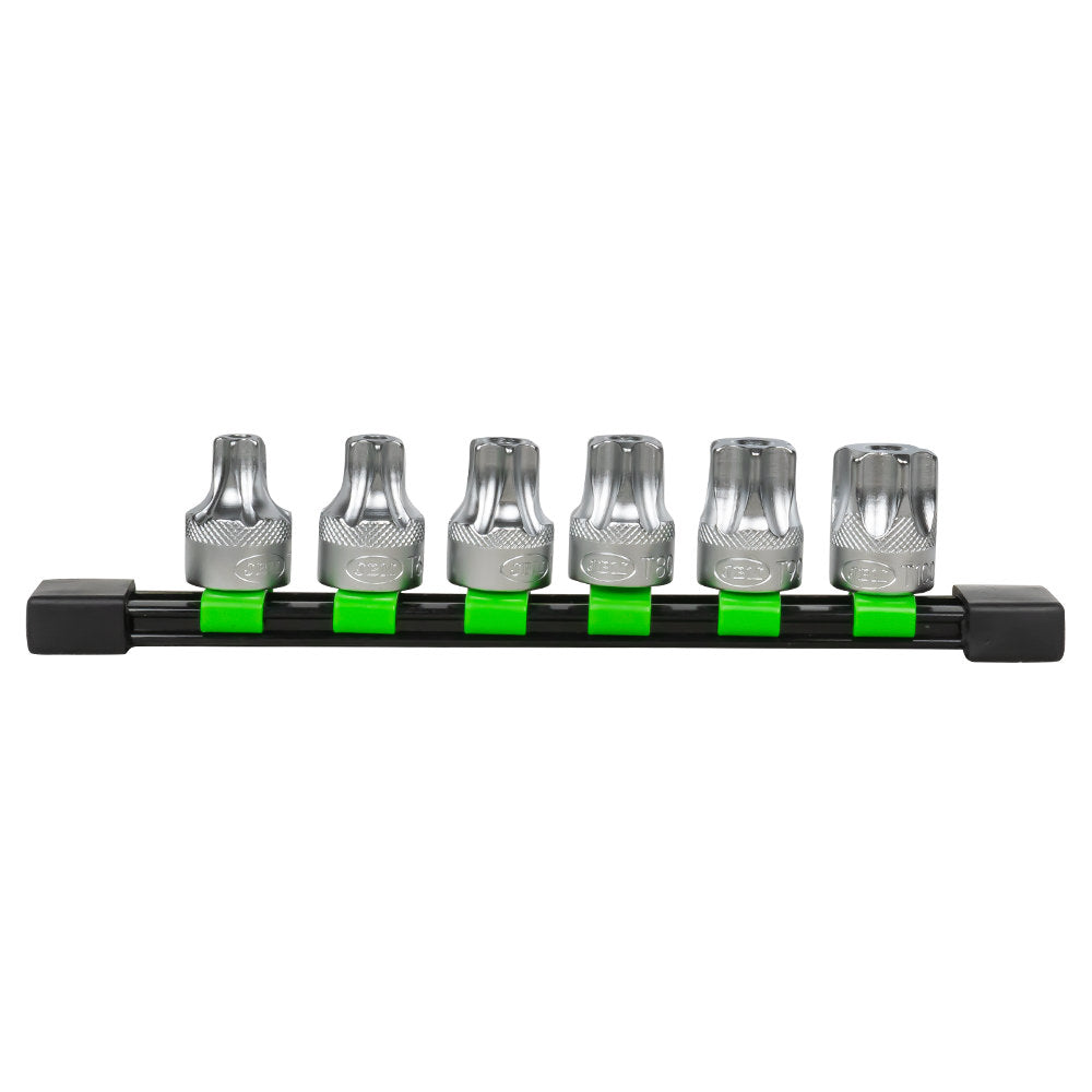 SET DE 6 PIEZAS DE 1/2" PUNTA TORX INVIOLABLE