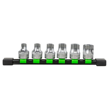 SET DE 6 PIEZAS DE 1/2" PUNTA TORX INVIOLABLE