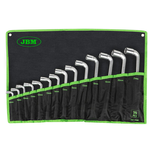 SET 14 LLAVES PIPA DE DOBLE BOCA