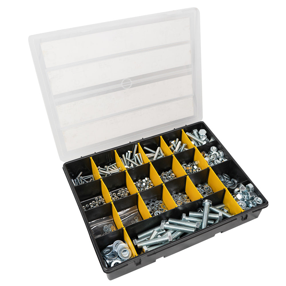 ESTUCHE SURTIDO DE TORNILLOS, TUERCAS Y ARANDELAS 828 PCS