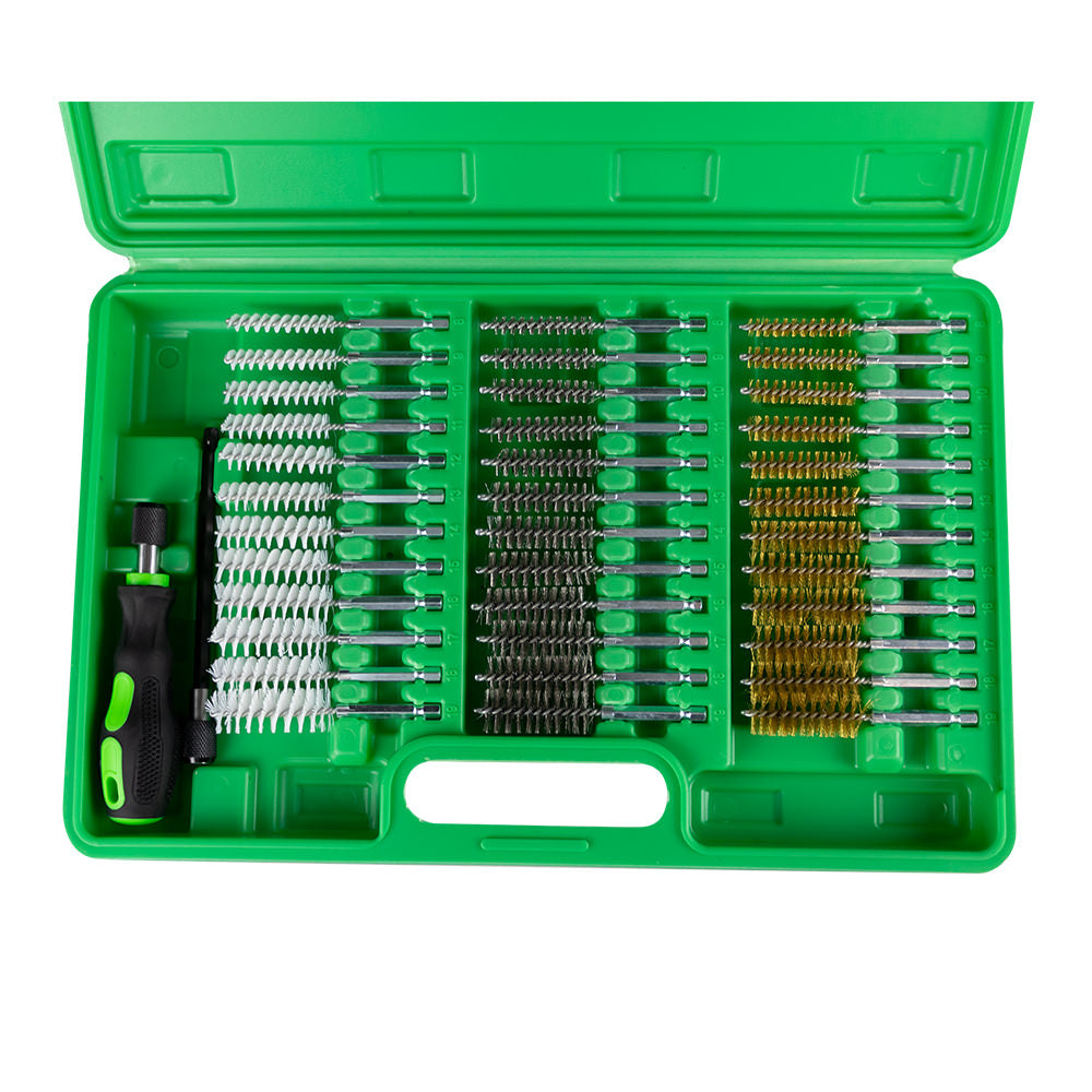 ESTUCHE 38 CEPILLOS METÁLICOS / PLÁSTICOS