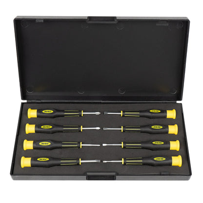 SET OF 8 SHORT SCREWDRIVERS