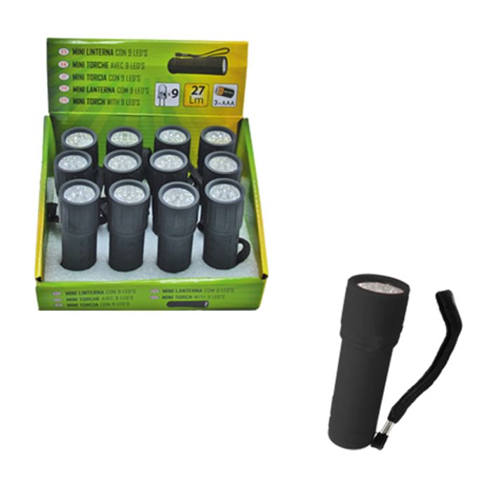 MINI LED FLASHLIGHT 27LM - BLACK