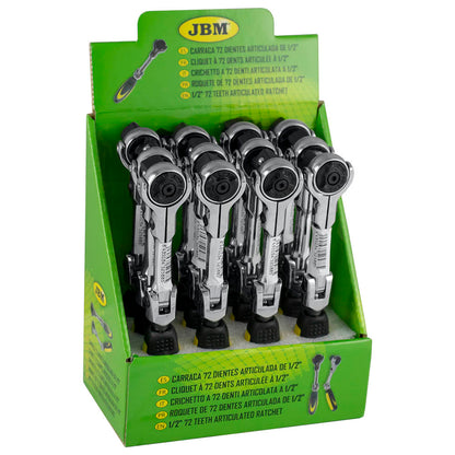 CARRACA DE  72 DIENTES ARTICULADA  1/2" 172MM