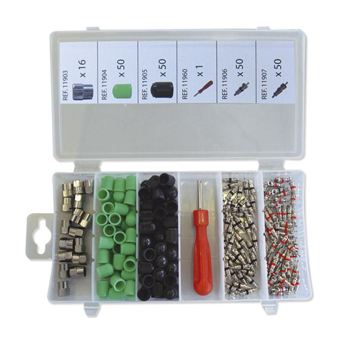 SET DE TAPONES Y OBUSES PARA NEUMÁTICOS