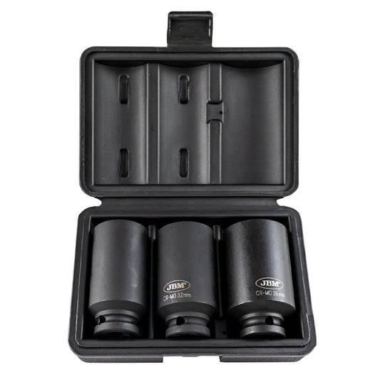 SET DE 3 VASOS DE IMPACTO XZN DE 1/2"