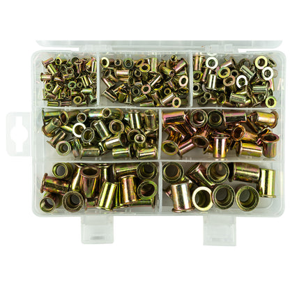 ESTUCHE DE REMACHES TUERCA 235PCS