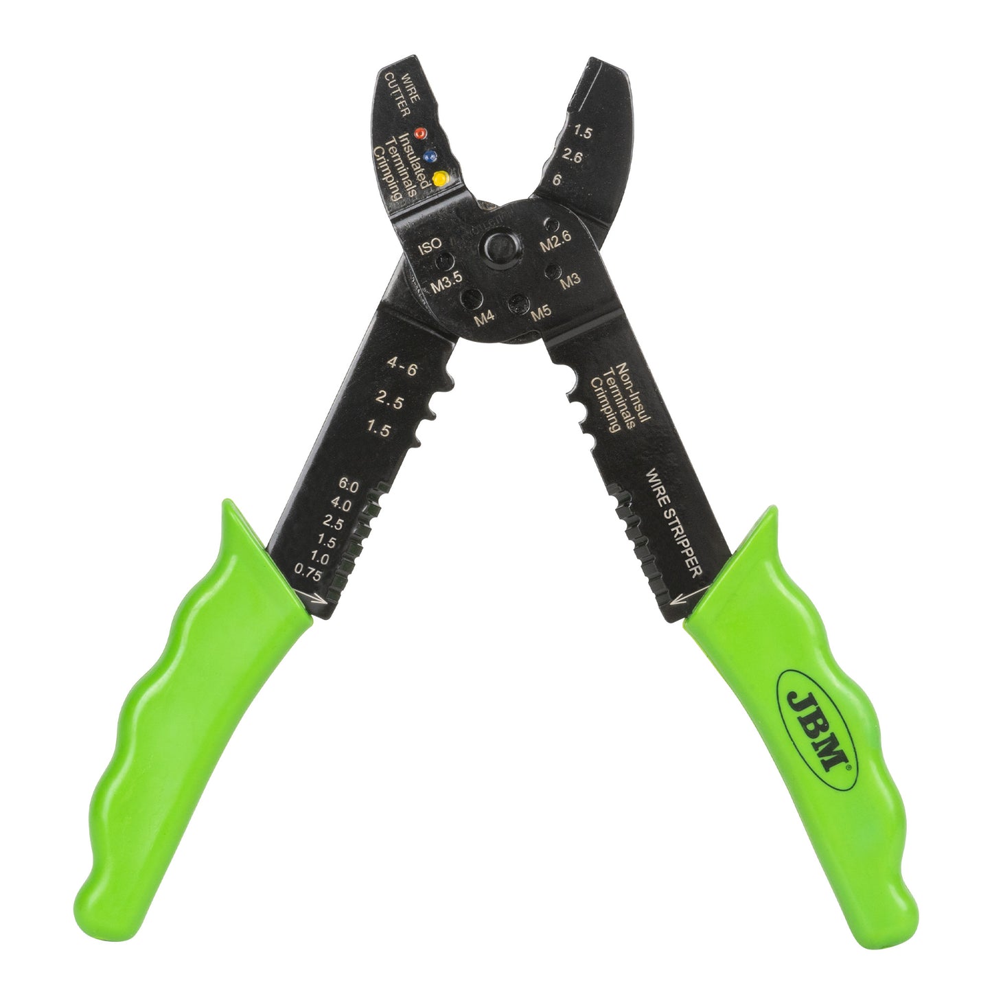 PLIERS FOR INSULATED AND NON-INSULATED TERMINALS 9"