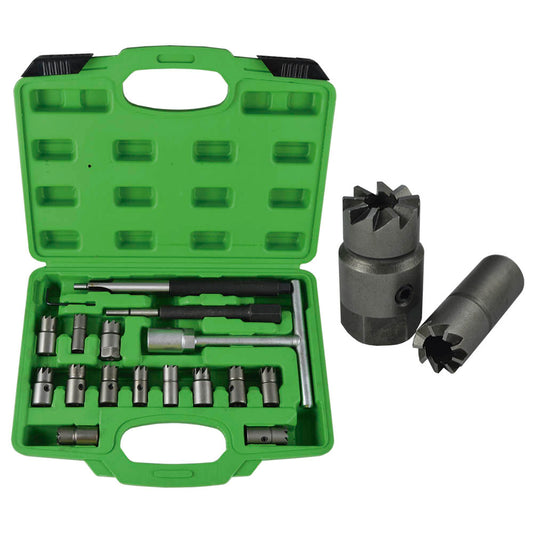 SET ESCARIADOR INYECTORES 17PCS