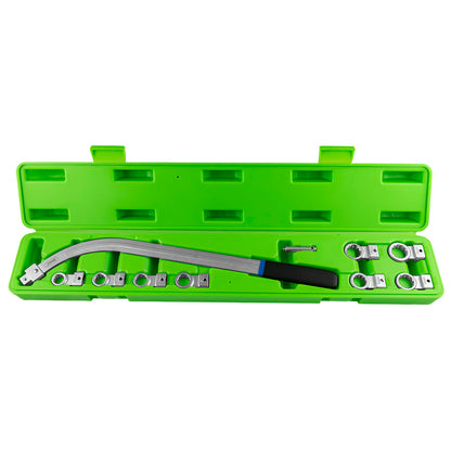 CURVED BELT REMOVAL WRENCH SET WITH INTERCHANGEABLE HEAD