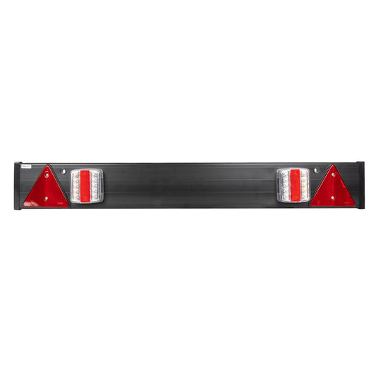 BARRA PARA REMOLQUE DE 1100X140MM CON 2 PILOTOS LED