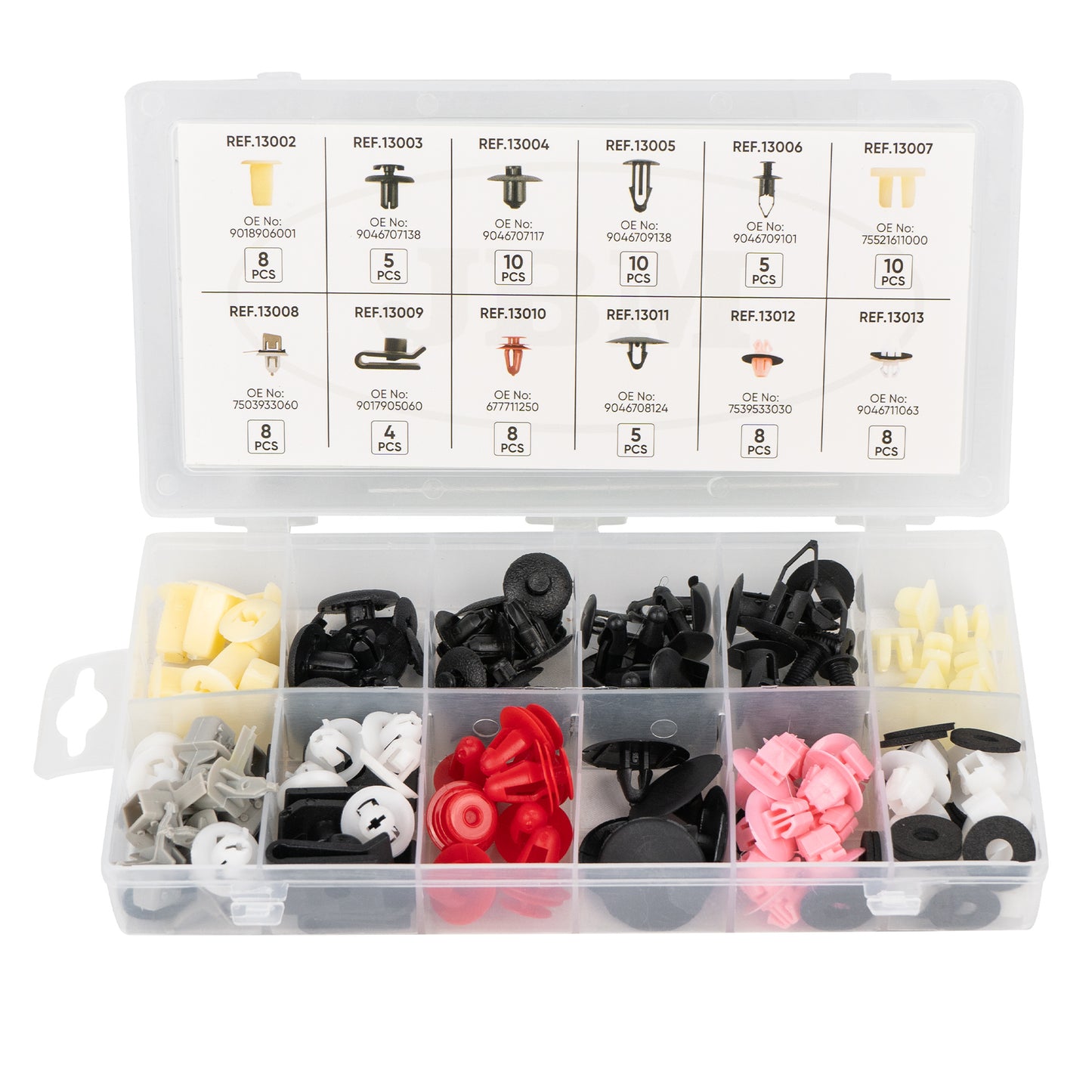 ESTUCHE DE CLIPS PLÁSTICOS TOYOTA/LEXUS 89PCS