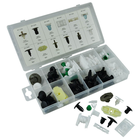 ESTUCHE DE CLIPS PLÁSTICOS VOLKSWAGEN 85PCS
