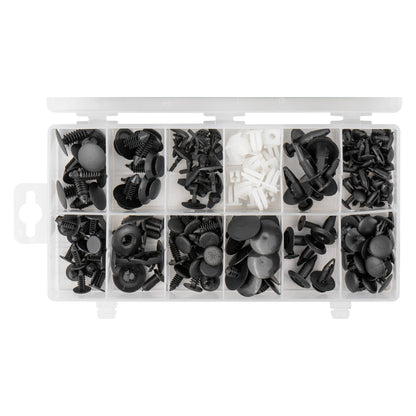 ESTUCHE DE CLIPS PLÁSTICOS FORD 169PCS