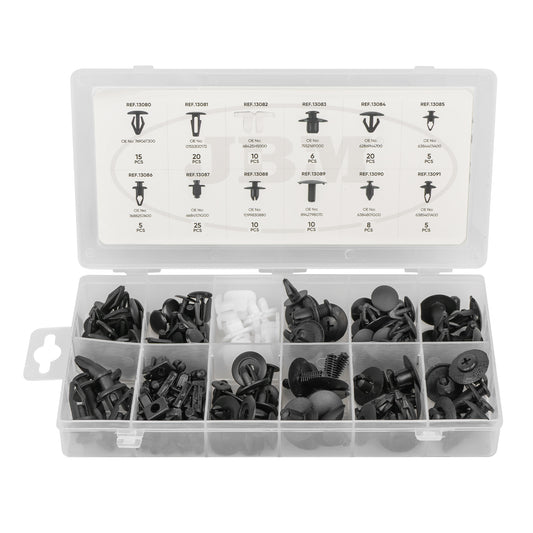 ESTUCHE DE CLIPS PLÁSTICOS NISSAN 139PCS