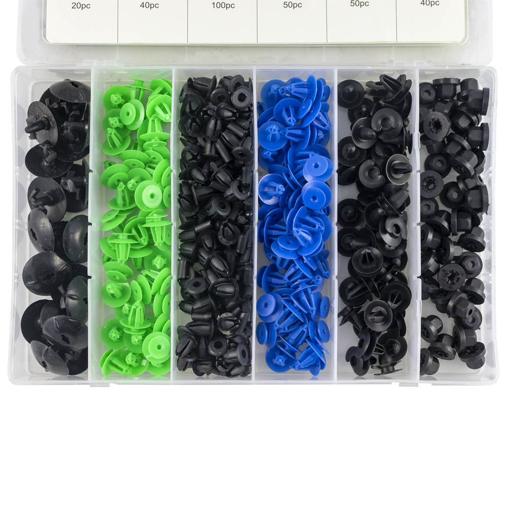 ESTUCHE DE CLIPS PLÁSTICOS VAUXHALL/OPEL 300PCS