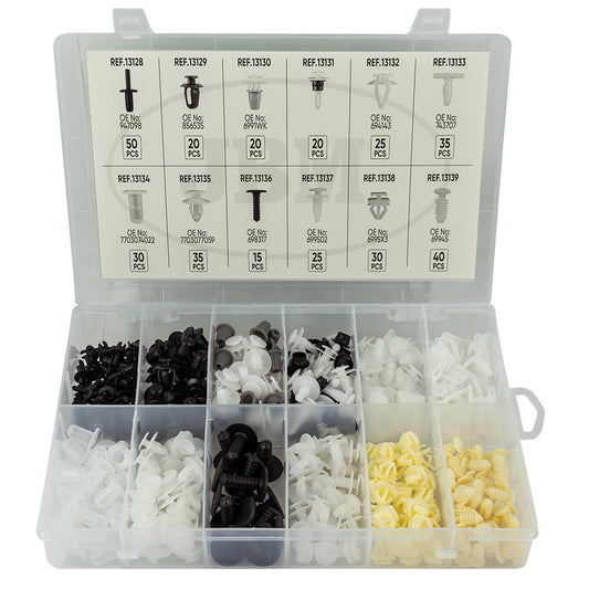 ESTUCHE DE CLIPS PLÁSTICOS PEUGEOT/CITROËN 345PCS