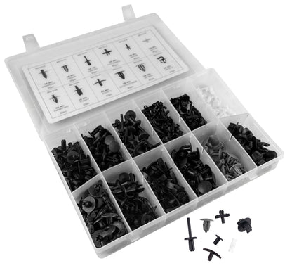 ESTUCHE DE CLIPS PLÁSTICOS VOLVO 350PCS
