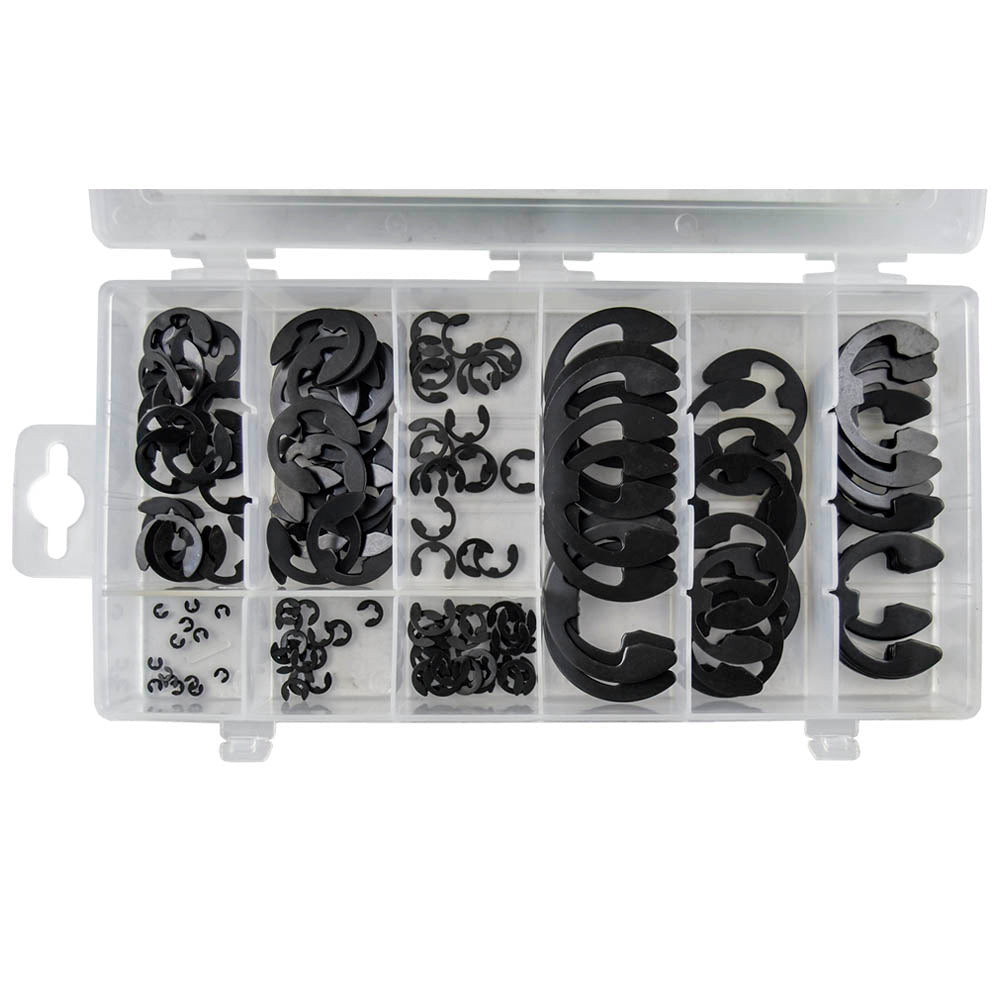 ESTUCHE DE CIRCLIPS TIPO E 150PCS