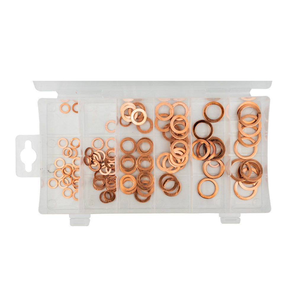 ESTUCHE DE ARANDELAS DE COBRE 110PCS