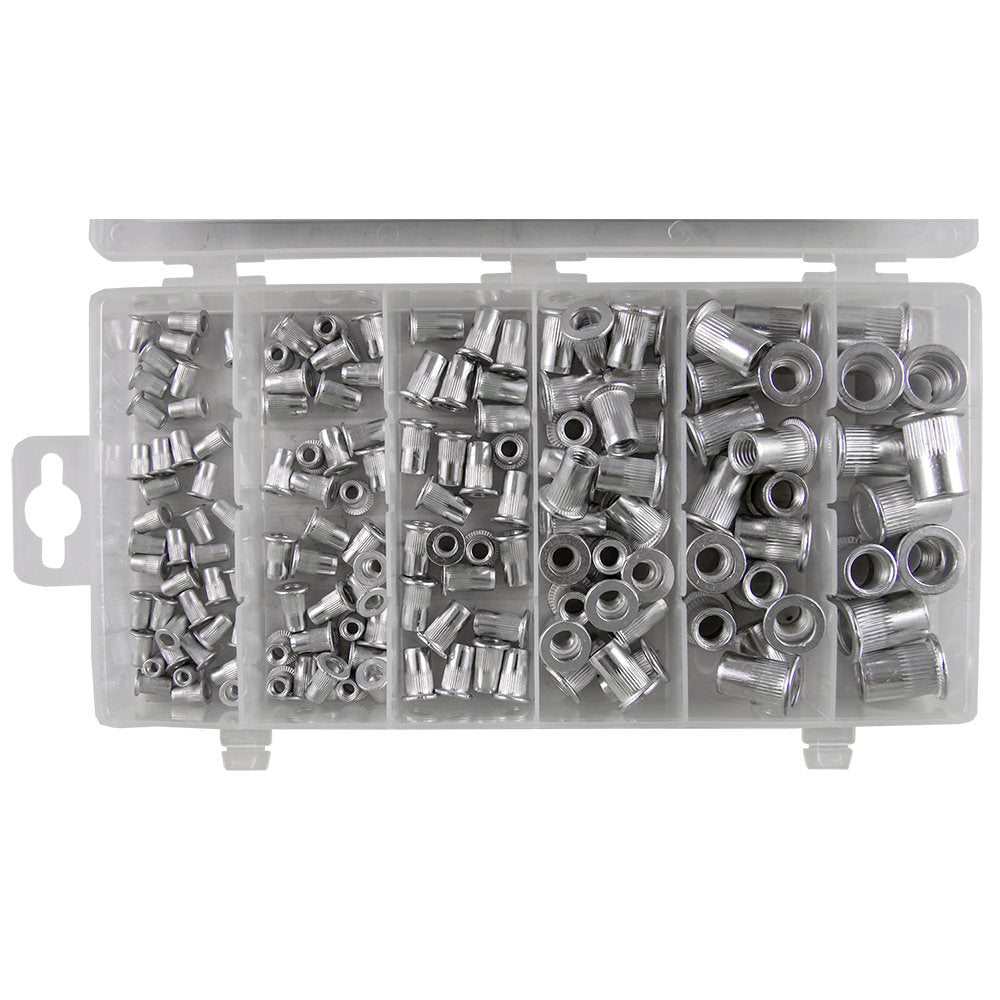 ESTUCHE DE REMACHES TUERCA DE ALUMINIO 150PCS