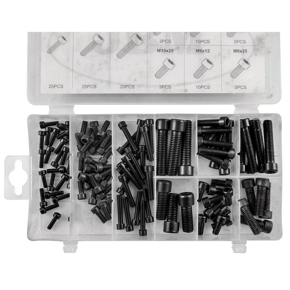 ESTUCHE DE TORNILLOS ALLEN 106PCS