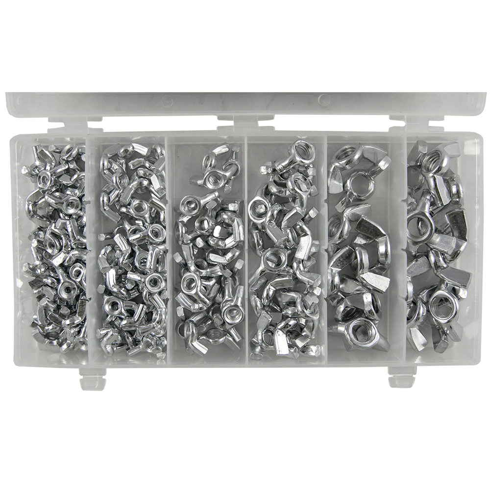 ESTUCHE DE TUERCAS MARIPOSA 150PCS