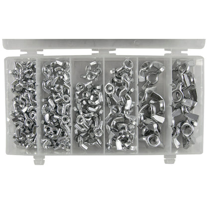 ESTUCHE DE TUERCAS MARIPOSA 150PCS