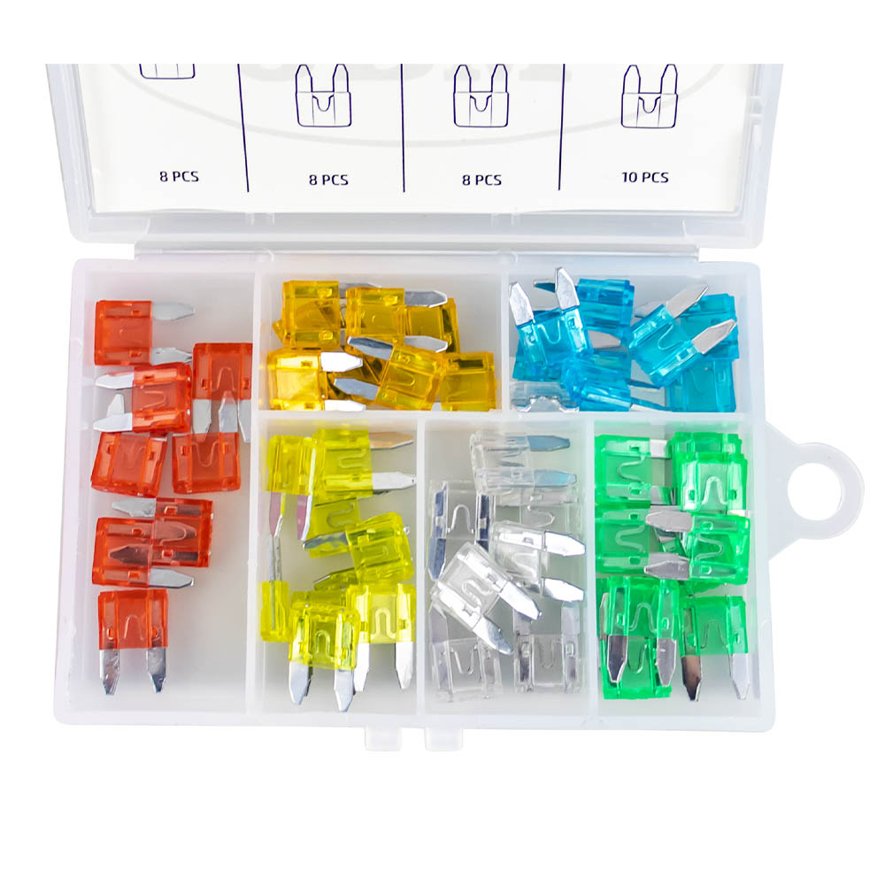 ESTUCHE DE MINI FUSIBLES 50PCS