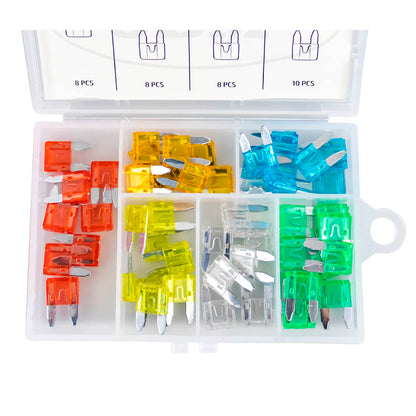 ESTUCHE DE MINI FUSIBLES 50PCS