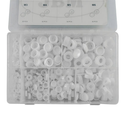 ESTUCHE DE PASACABLES DE GOMA 180PCS