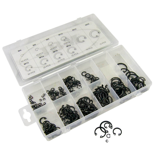 ESTUCHE DE ARANDELAS SEEGER INTERIORES 300PCS