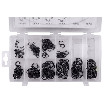 ESTUCHE DE ARANDELAS SEEGER INTERIORES 300PCS