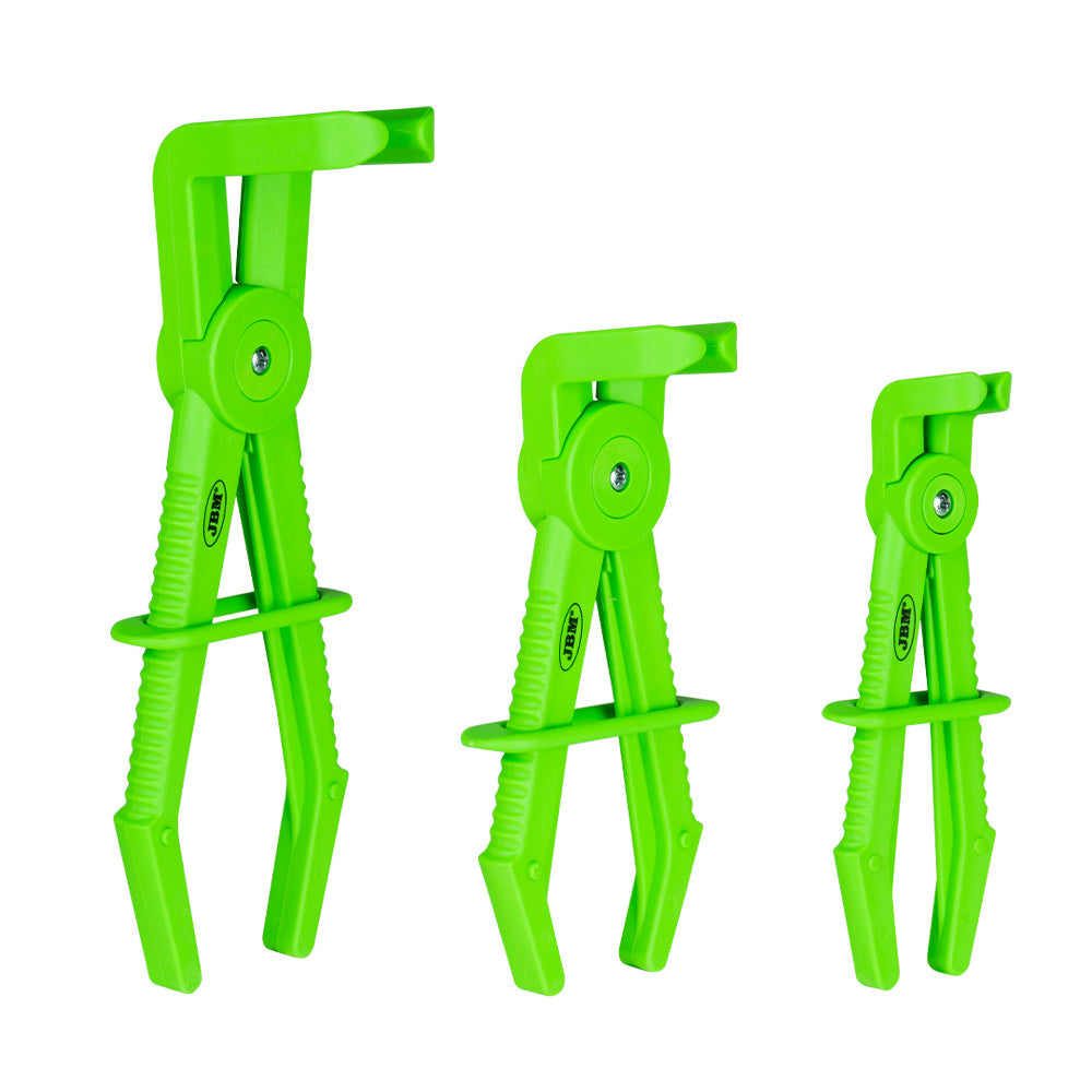 JUEGO DE TRES PINZAS PARA MANGUERAS FLEXIBLES