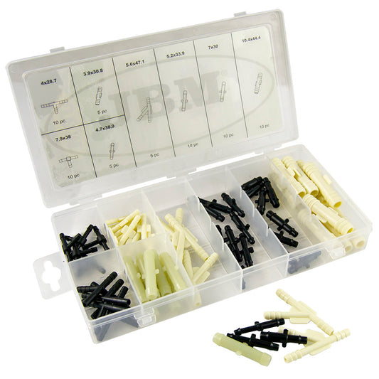 ESTUCHE DE CONECTORES DE MANGUERA 65PCS