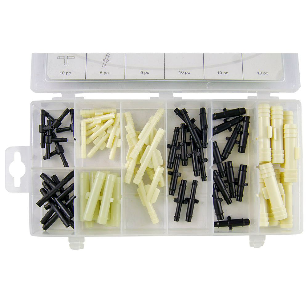 ESTUCHE DE CONECTORES DE MANGUERA 65PCS