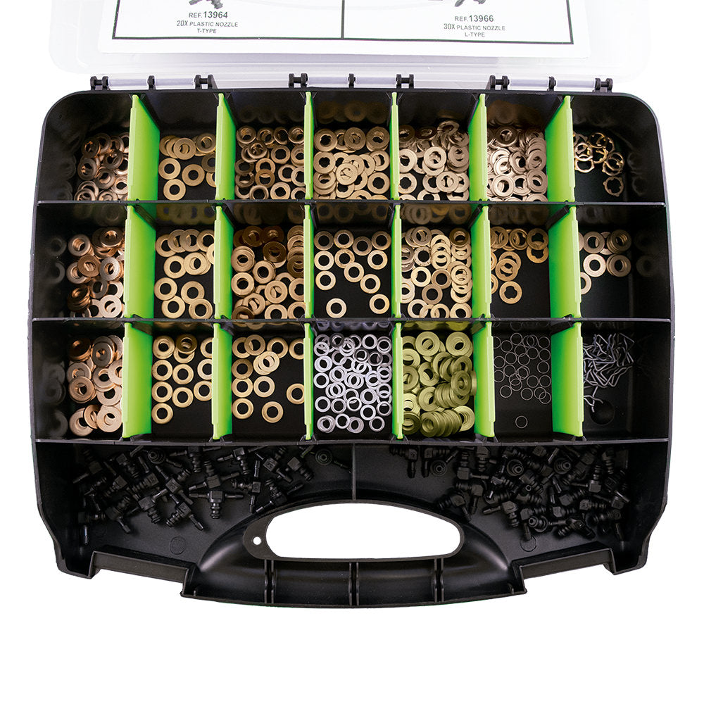 ESTUCHE DE ARANDELAS DE COBRE PARA INYECTORES 551PCS