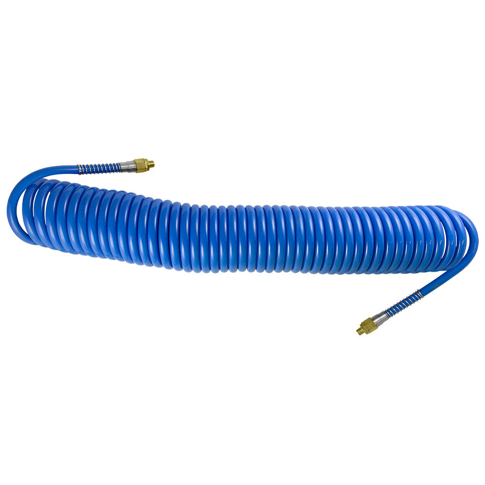 SPIRAL AIR HOSE 10MM - 15M - 1/4" CONNECTOR