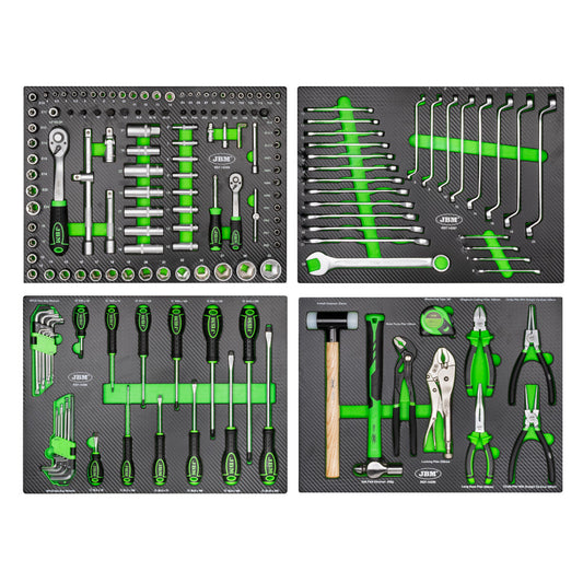 SET DE 4 MÓDULOS EVA CARBONO PARA CARRO DE HERRAMIENTAS