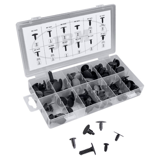 ESTUCHE DE CLIPS PEUGEOT/CITROËN PARA TAPICERÍA 110PCS