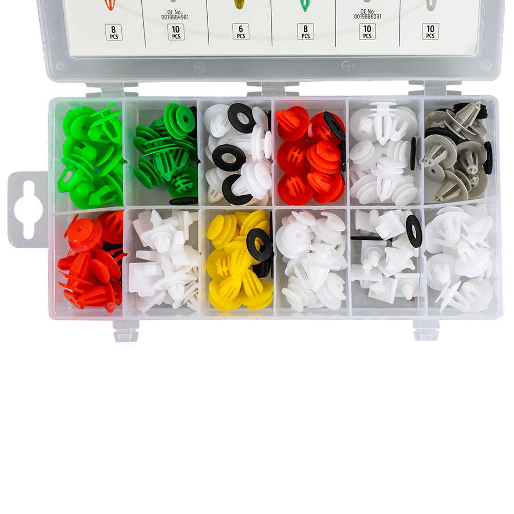 ESTUCHE DE CLIPS MERCEDES-BENZ PARA PANEL DE PUERTA/MOLDURA 96PCS
